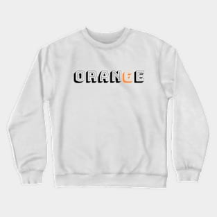 Orange Crewneck Sweatshirt